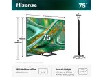 Hisense 75E8S 4K UHD televizor, VIDAA Smart OS - slika 2