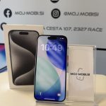 APPLE pametni telefon iPhone 15 Pro 8GB/128GB, White Titanium - Rabljen