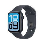 Apple Watch SE 3 pametna ura, GPS + Cellular, 44mm, aluminij, + pašček M/L, siv (Midnight) (MEPJ4WF/A)